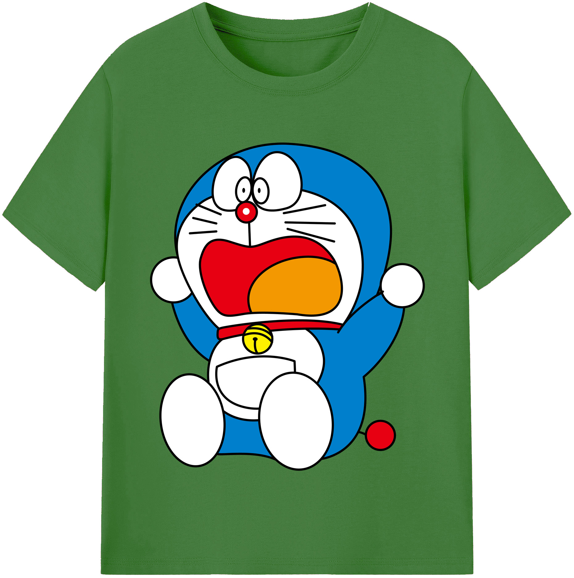 （画像用） ドラえもん Doraemon レディースカジュアルプリントTシャツ（綿100％）